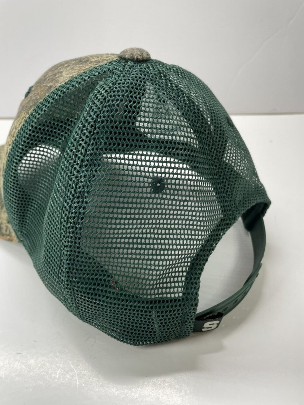 Vintage Captivating Headwear Green Mesh Camp Michigan State Hat - Picture 4 of 9
